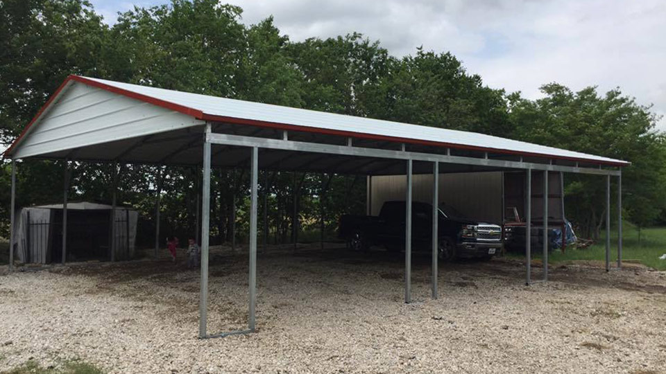 24x50x10 side entry Carport