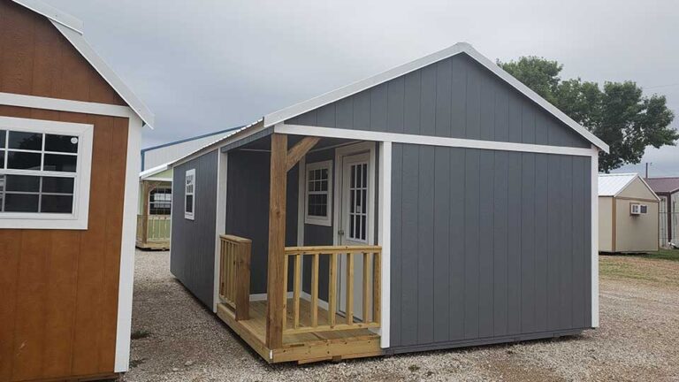 12x24 Side Porch Craftsman Cottage