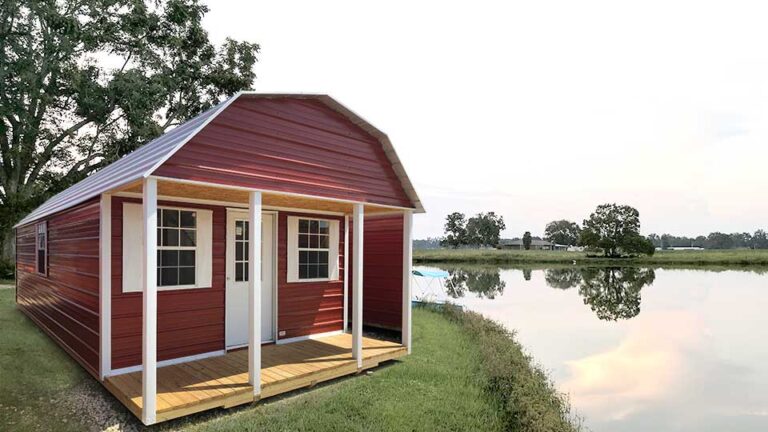 14x30 Country Barn with end porch