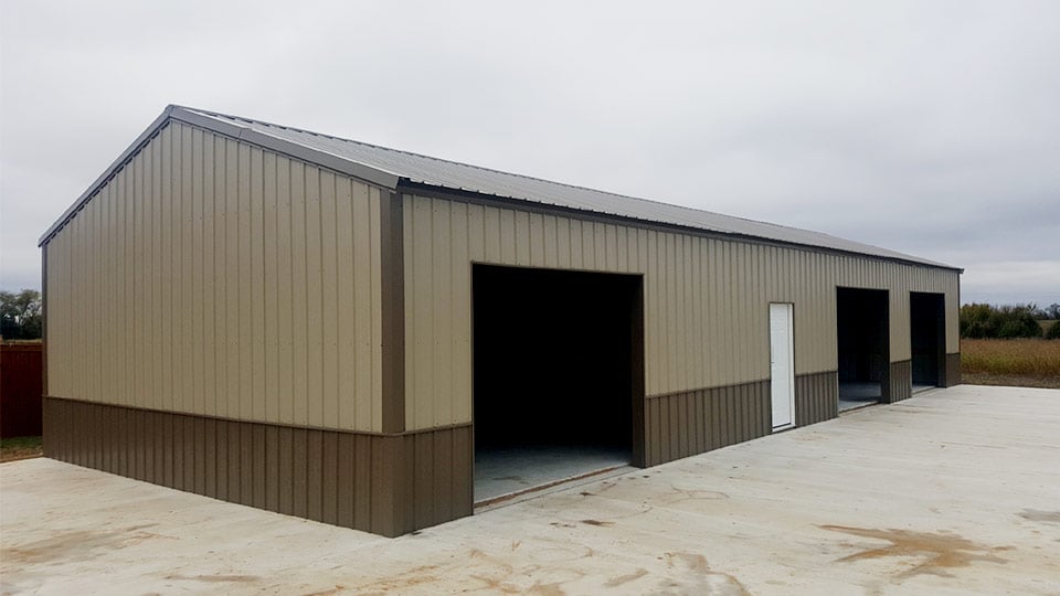 All Vertical Side Entry Colonial Garage