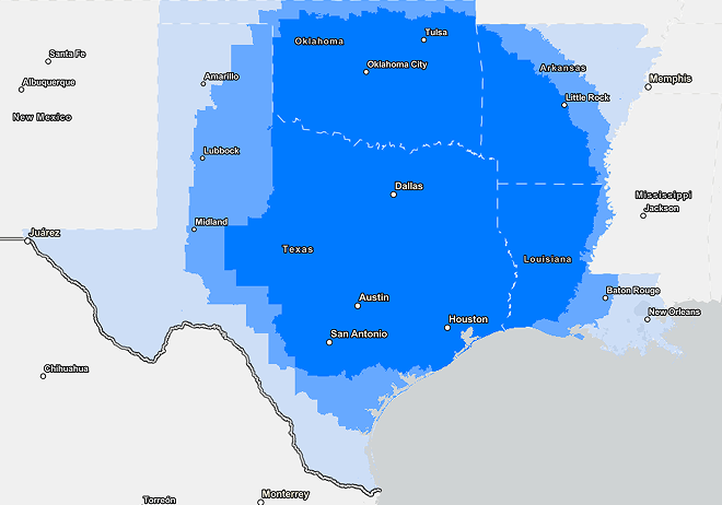 Texwin dealers map