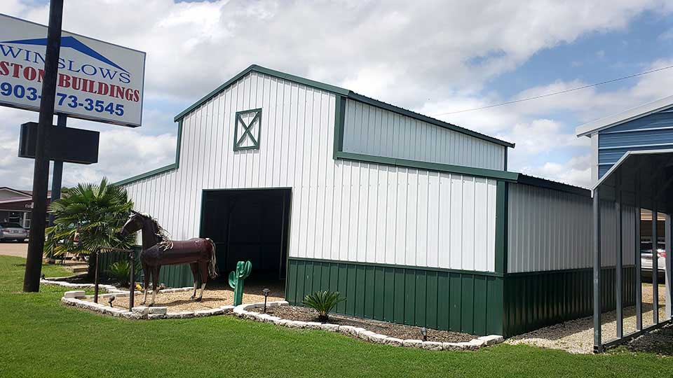 Texas Barn with Horse Stalls