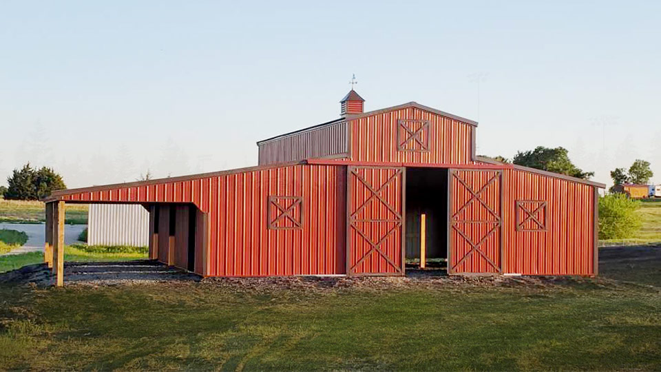 Raised Center Aisle Pole Barn