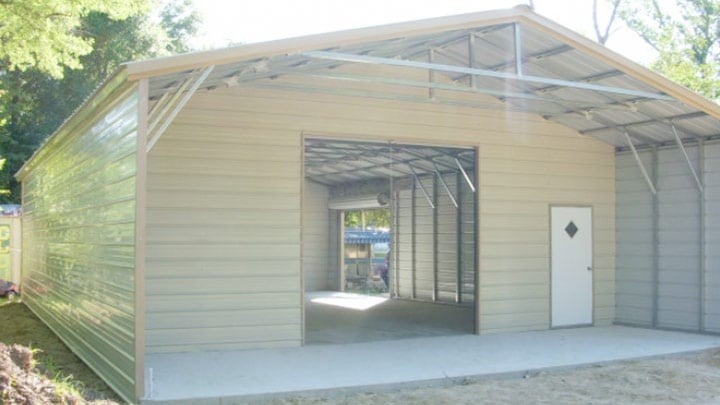 Vertical Roof Garage