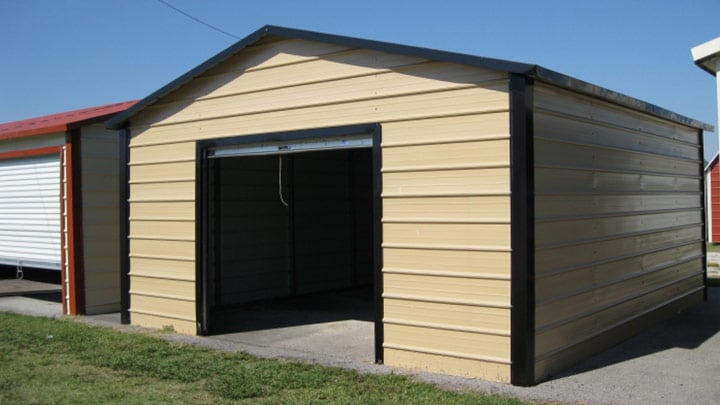 Boxed Eave Roof Front Entry Garage