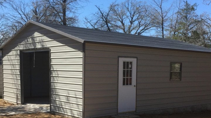 Boxed Eave Roof Garage