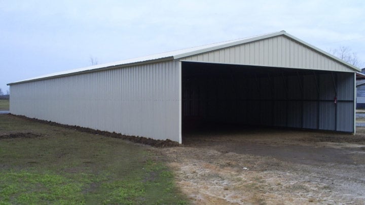 Cover with Fully Enclosed Sidewalls & Back Gable End