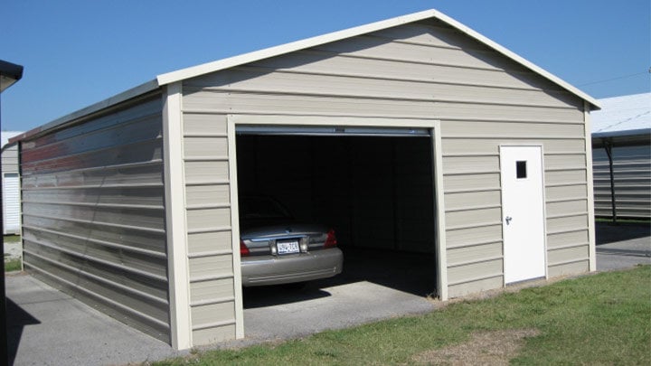 Boxed Eave Roof Front Entry Garage