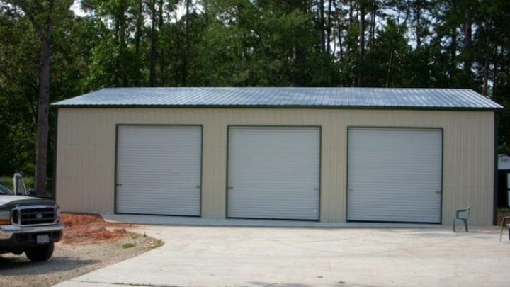 Vertical Roof Garage