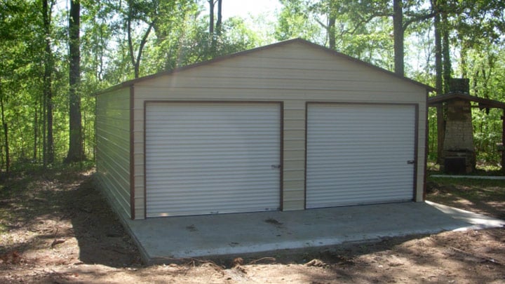 Boxed Eave Roof Front Entry Garage