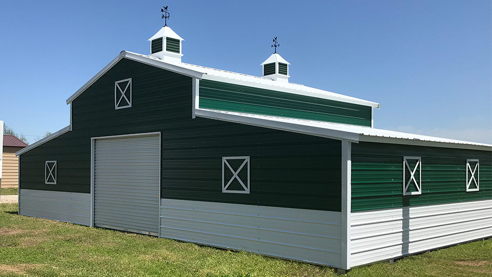 Raised Center Pole Barn