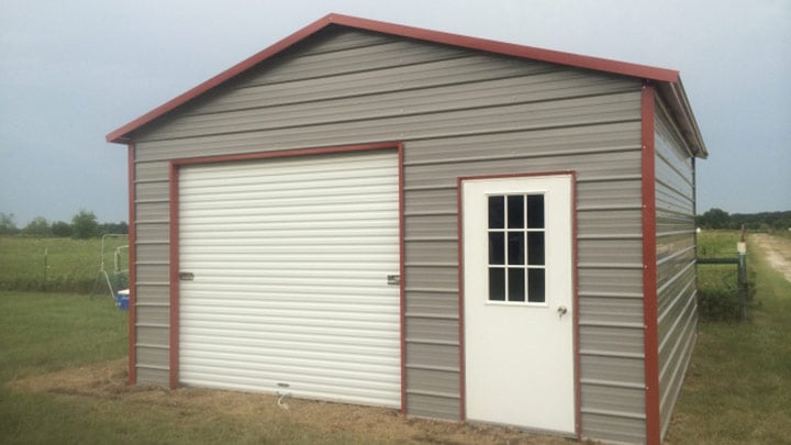 Boxed Eave Roof Front Entry Garage Kit