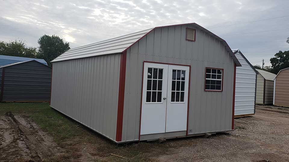 Country Barn with Vertical Sides